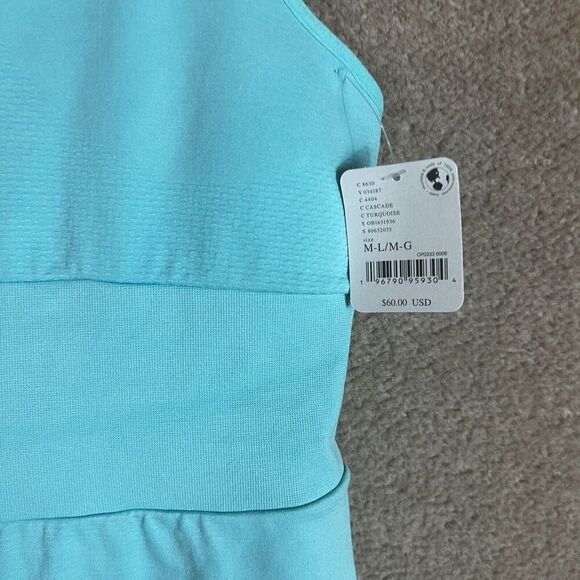 Free People Every Single Time Runsie Womens M-L Cascade Romper Athletic NEW - Picture 7 of 13